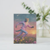Bobcat in a Sparkly Pink Suit  ポストカード (スタンド正面)