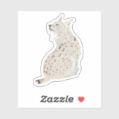 Bobcat Sitting Woodland Animal  シール (シート)