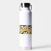 Bobcats Checkerboard Water Bottle: Gold ウォーターボトル (正面)