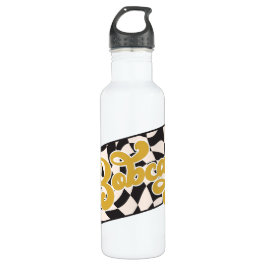 Bobcats Checkerboard Water Bottle: Gold v2 ウォーターボトル