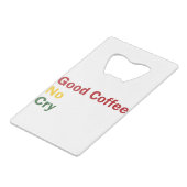 BobCoffee クレジットカード栓抜き (正面アングル)