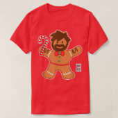 Bobo Bear - Gingerbread Bear - Christmas  Tシャツ (デザイン正面)