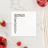 BOBODDY – オフィスから輝くのクリードの瞬間！ スタンダードカクテルナプキン (インサイチュ)