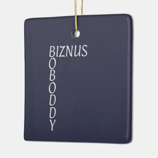 BOBODDY – オフィスから輝くのクリードの瞬間！ セラミックオーナメント (左)