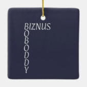 BOBODDY – オフィスから輝くのクリードの瞬間! セラミックオーナメント (裏面)