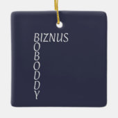 BOBODDY – オフィスから輝くのクリードの瞬間! セラミックオーナメント (正面)