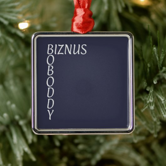 BOBODDY – オフィスから輝くのクリードの瞬間! メタルオーナメント (ツリー)