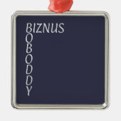 BOBODDY – オフィスから輝くのクリードの瞬間! メタルオーナメント (正面)