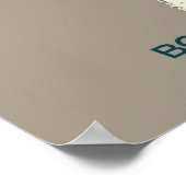 Bobolink Migration Map – Minimalist Vintage ポスター (角)