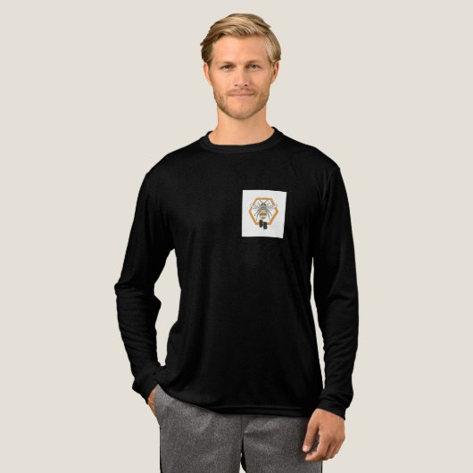 Bob's Bees Men's T-shirt Long sleeves トライブレンドTシャツ (正面全体)