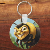 Bob's Bees Sleutelhanger Evil Smile Bee キーホルダー (正面)
