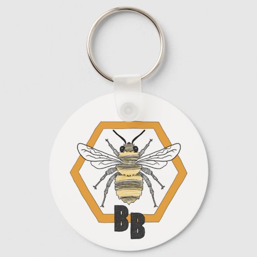 Bob's Bees Sleutelhanger Evil Smile Bee キーホルダー (裏面)