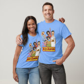 Bobs Burgers Family Shot Teddy Logo Tシャツ (ユニセックス)