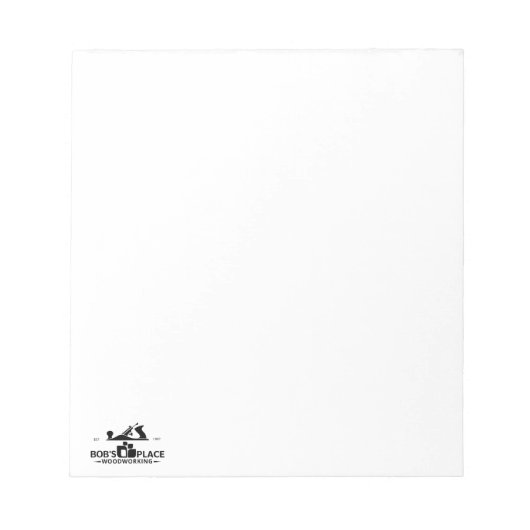 Bob's Place Woodworking Notepad ノートパッド (正面)