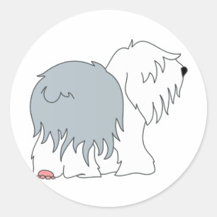 Bobtail牧羊犬 ラウンドシール