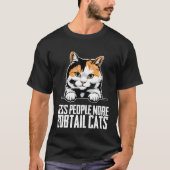 Bobtail  Bobtail cats  Bobtail mom  3 Tシャツ (正面)