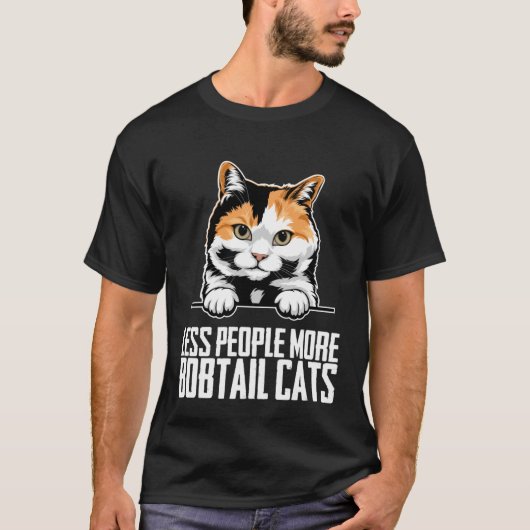 Bobtail  Bobtail cats  Bobtail mom  3 Tシャツ (正面)