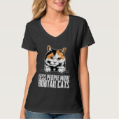 Bobtail Bobtail cats Bobtail mom 3 Tシャツ (正面)