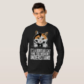 Bobtail cat  Bobtail mom  Bobtail dad  1 Tシャツ (正面フル)