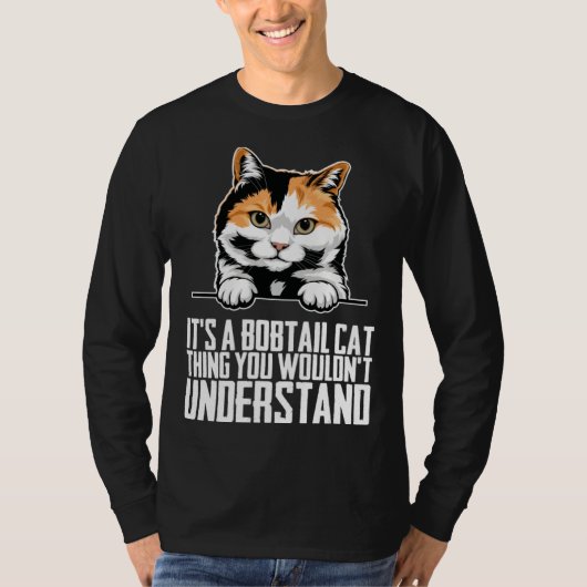 Bobtail cat  Bobtail mom  Bobtail dad  1 Tシャツ (正面)