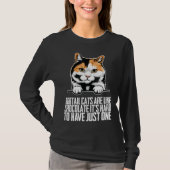 Bobtail cat Bobtail mom Bobtail dad Tシャツ (正面)