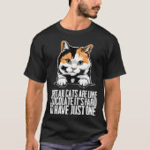 Bobtail cat Bobtail mom Bobtail dad Tシャツ (正面)