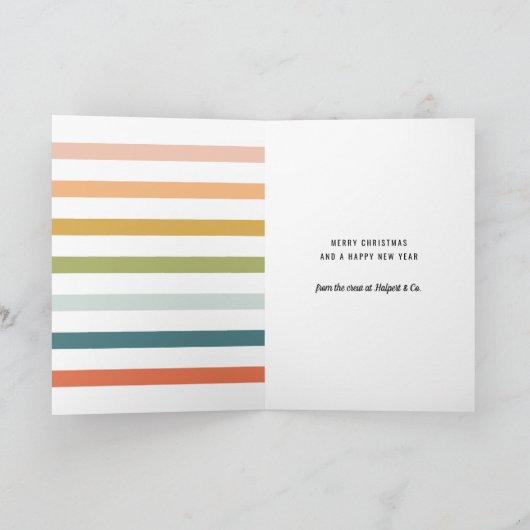 Bobtail Greeting Cardのベル カード (内部)