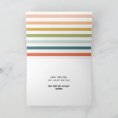 Bobtail Greeting Cardのベル シーズンカード (内部)