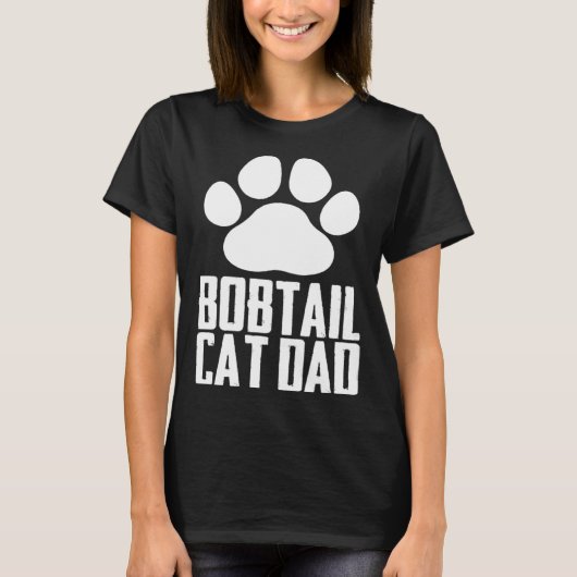 Bobtail kittens  Bobtail mom  Bobtail dad  3 Tシャツ (正面)