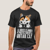 Bobtail kittens  Bobtail mom  Bobtail dad Tシャツ (正面)