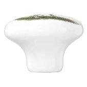 Bobwhite Quail Rooster セラミックノブ (側面)