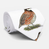 Bobwhite Quail Rooster ネクタイ (ロール)