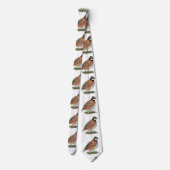 Bobwhite Quail Rooster ネクタイ (裏面)
