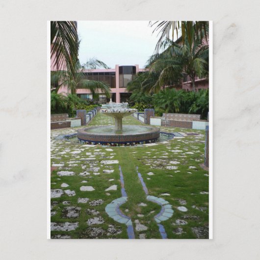 Bocaリゾートの庭 ポストカード (正面)
