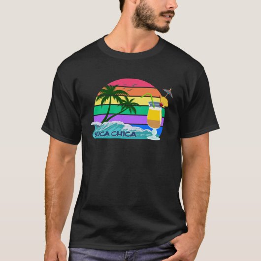 Boca Chica Palms Dominican Republic Caribbean  Sou Tシャツ (正面)