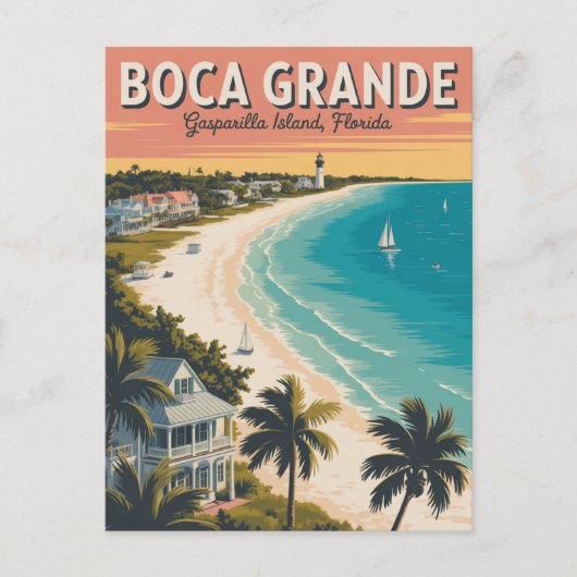 Boca Grande, Gasparilla Island ポストカード (正面)