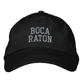 Boca Raton Florida Embroidered Baseball Hat 刺繍入りキャップ