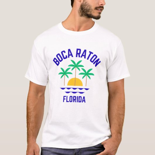 Boca Raton Florida T-Shirt Tシャツ (正面)