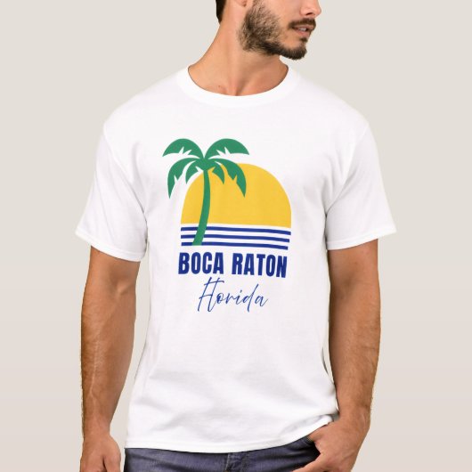 Boca Raton Florida T-Shirt Tシャツ (正面)
