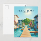 Bocas Town Panama ポストカード (正面/裏面)