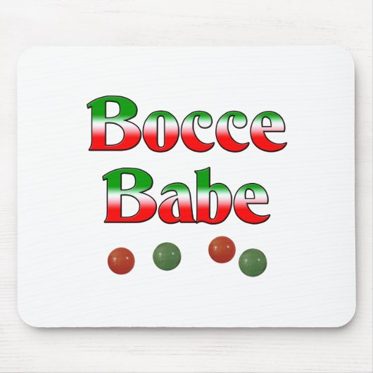 Bocceの可愛い人 マウスパッド (正面)