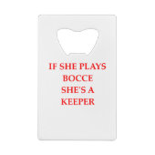 BOCCE クレジットカード栓抜き (裏面)