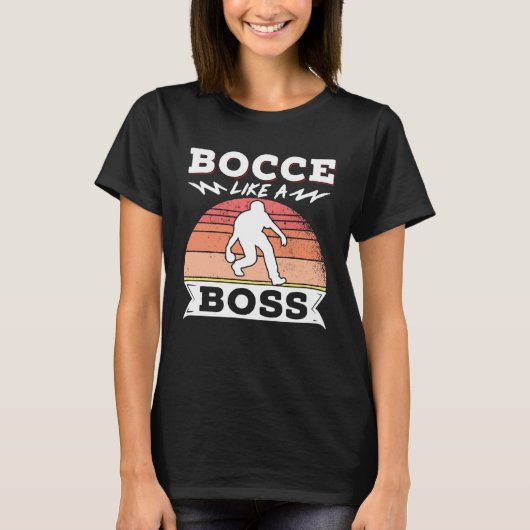 Bocce Ball Bocce Player 22 Tシャツ (正面)