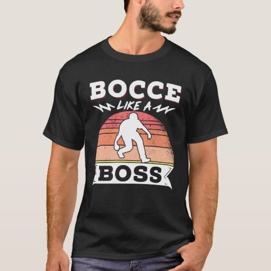 Bocce Ball Bocce Player 22 Tシャツ (正面)
