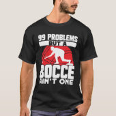 Bocce Ball Bocce Player 27 Tシャツ (正面)