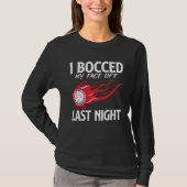 Bocce Ball Bocce Player 2 Tシャツ (正面)