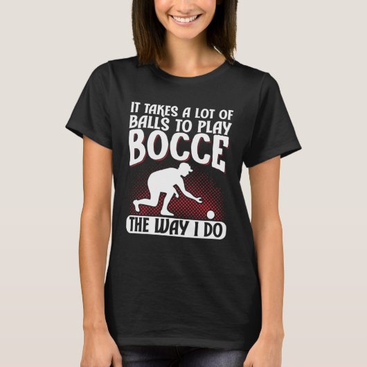 Bocce Ball Bocce Player  9 Tシャツ (正面)