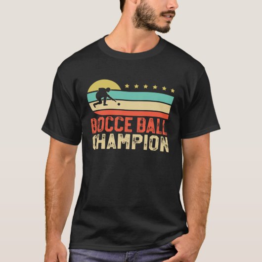 Bocce Ball Champion Bocce  Bocci Bocce Player  2 Tシャツ (正面)