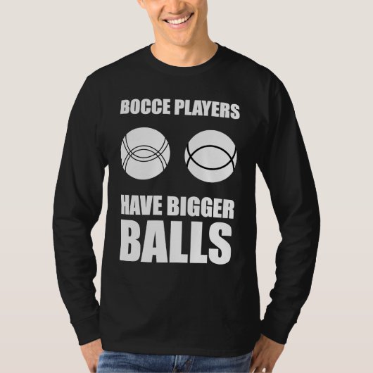 Bocce Ball Player Bowling  3 Tシャツ (正面)