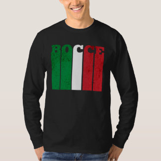 Bocce Ball Player Italia Italy Flag Bocce Tシャツ